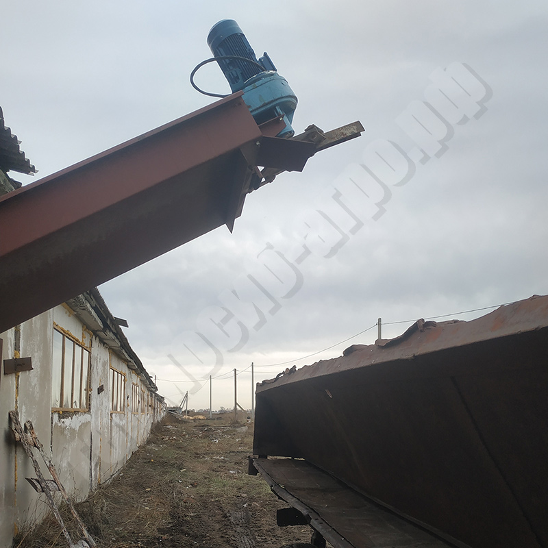 Монтаж навозоуборочного транспортера ТСН 2Б